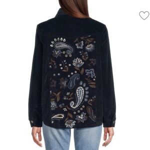 DRIFTWOOD Shayna Embroidered Corduroy Shirt